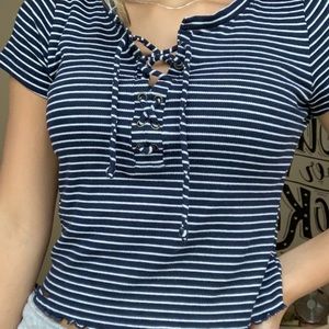 striped top